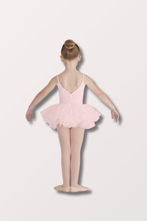 Bloch Mesh Heart Front TutuLeotard in Candy Pink Style CL8168 at New York Dancewear Company