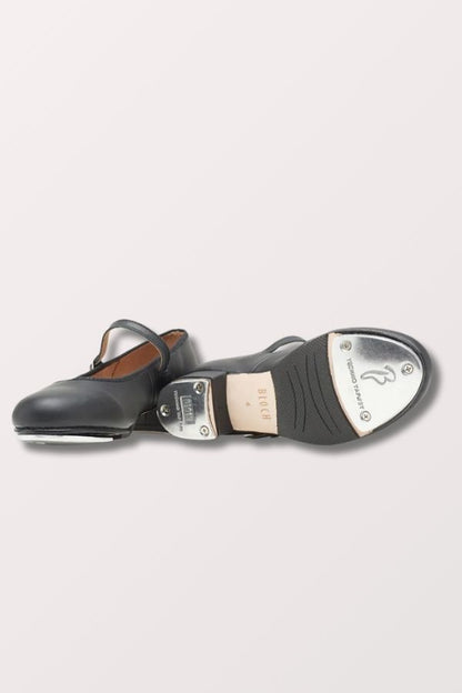 Bloch Ladies Tap On Leather Tap Shoes in Black Style S0302L at New York Dancewear Company
