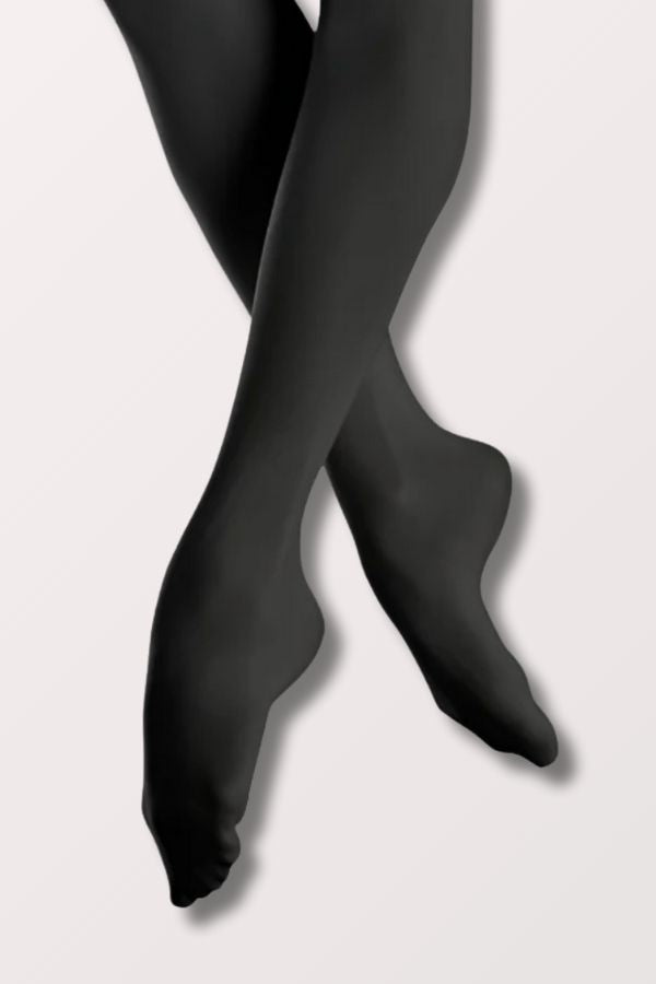 Bloch Ladies Endura Elite Footed Tights in Black Style T1921L at New York Dancewear Company