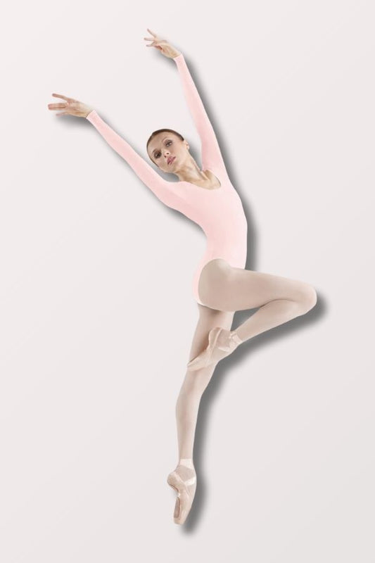 Ladies Premier Long Sleeve Leotard - Light Pink
