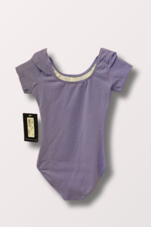 Girls Bloch Lavender Short Sleeve Leotard CL5402 at NY Dancewear