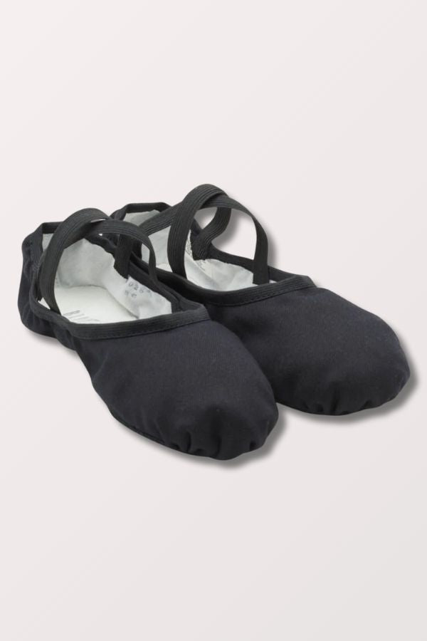 Bloch Men's Performa Canvas Ballet Shoes in Black Style S0284M at New York Dancewear Company