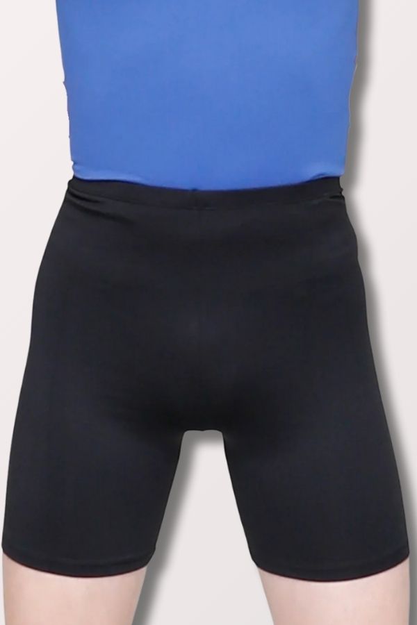 Body Wrappers Boys Prowear Dance Shorts in Black Style B192 at New York Dancewear Company