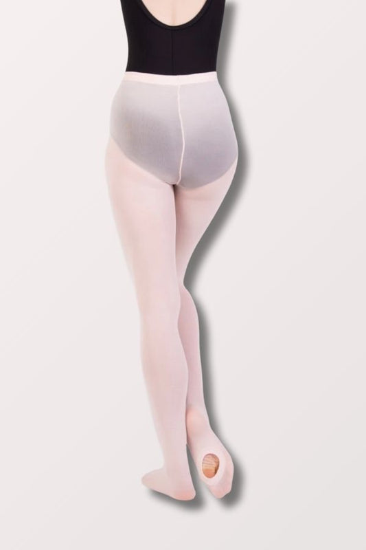 Body Wrappers Children's Total Stretch Convertible Dance Tights in Theatrical Pink Style C31 at New York Dancewear Company