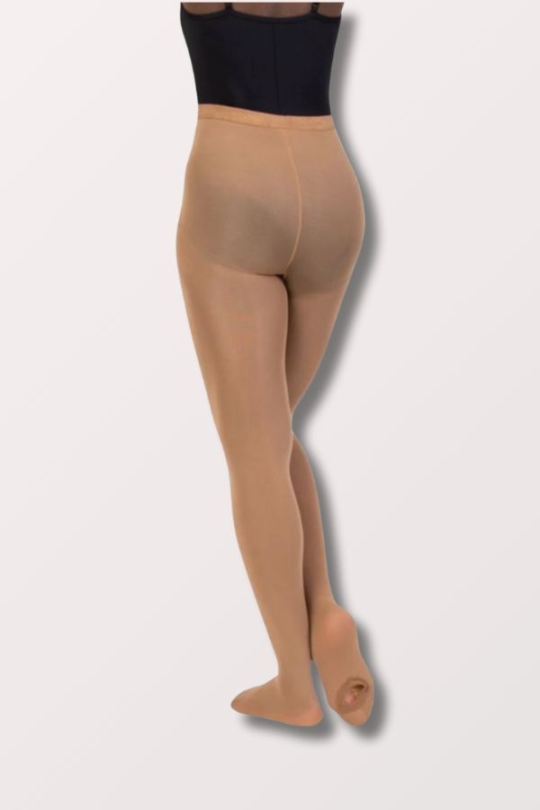 Body Wrappers Children's Total Stretch Convertible Dance Tights in Dark Nude Style C31 at New York Dancewear Company