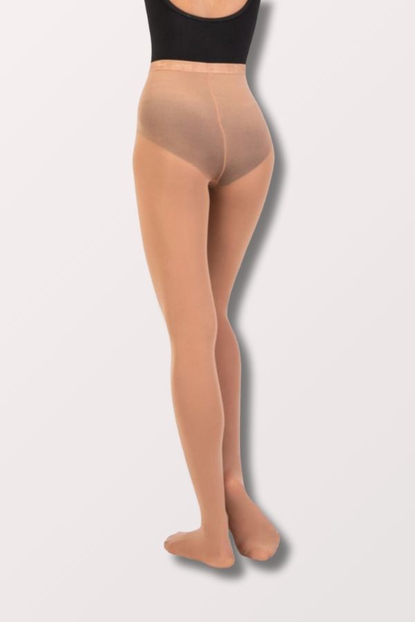 Body Wrappers Children's Totalstretch Footed Dance Tights in Suntan Style C30 at New York Dancewear Company