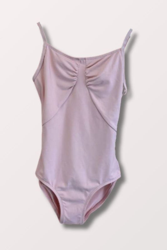 Body Wrappers Girls Emma Gather and Twist Camisole Leotard in Light Pink Style BWP036 at New York Dancewear Company