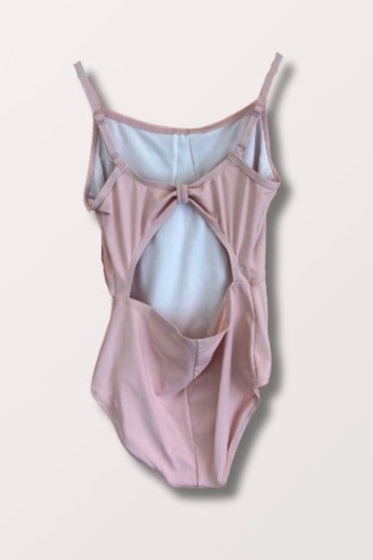 Body Wrappers Girls Emma Gather and Twist Camisole Leotard in Light Pink Style BWP036 at New York Dancewear Company