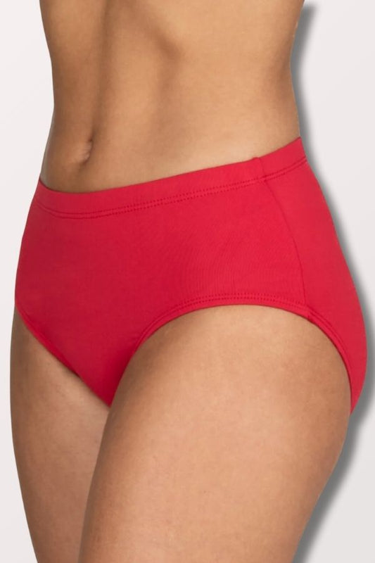 Body Wrappers Girls Prowear Dance Briefs in Red Style BWP076 at New York Dancewear Company