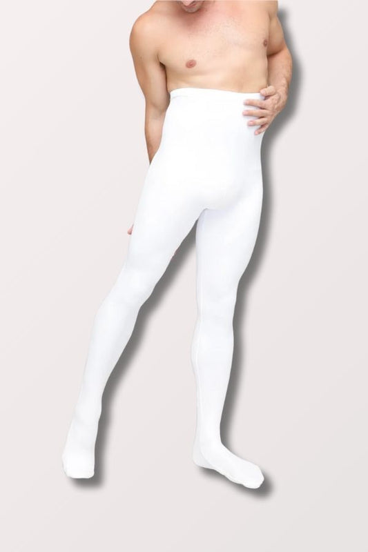 Body Wrappers Men's Convertible Dance Tights in White Style M90 at New York Dancewear Company