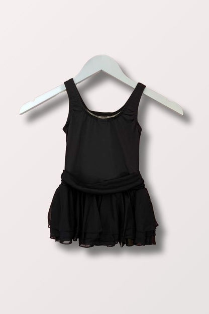 Body Wrappers Princess Aurora Girls Tank Dress in Black Style 2232 at New York Dancewear Company