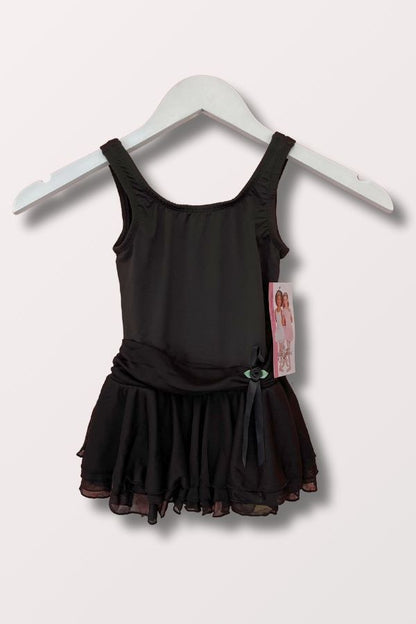 Body Wrappers Princess Aurora Girls Tank Dress in Black Style 2232 at New York Dancewear Company