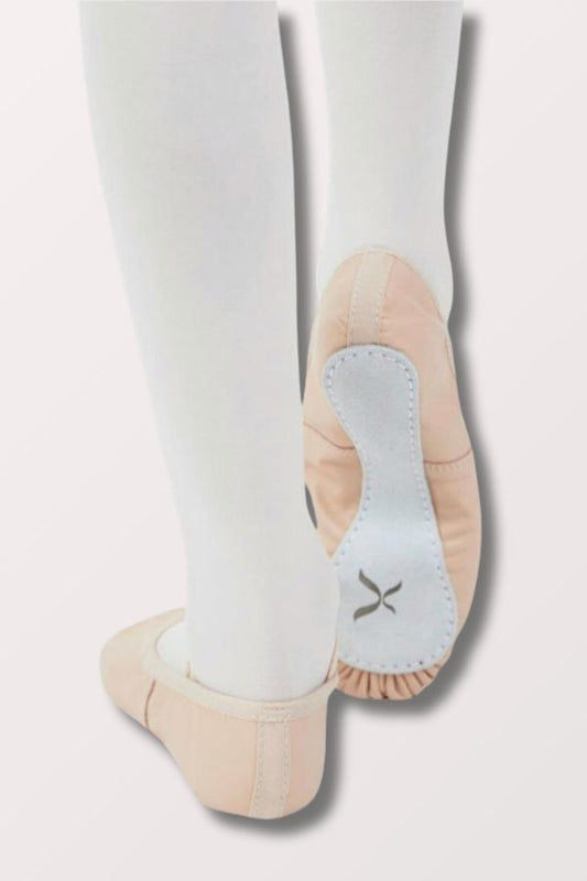 Capezio Daisy Full Sole Leather Ballet Shoes in Ballet Pink 205 at New York Dancewear