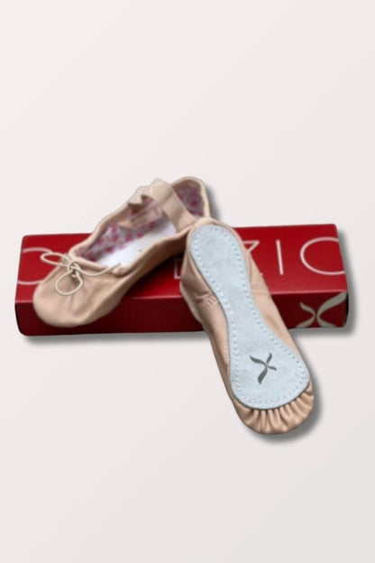 Capezio 205 Daisy Full Sole Leather Ballet Shoes in Ballet Pink at New York Dancewear