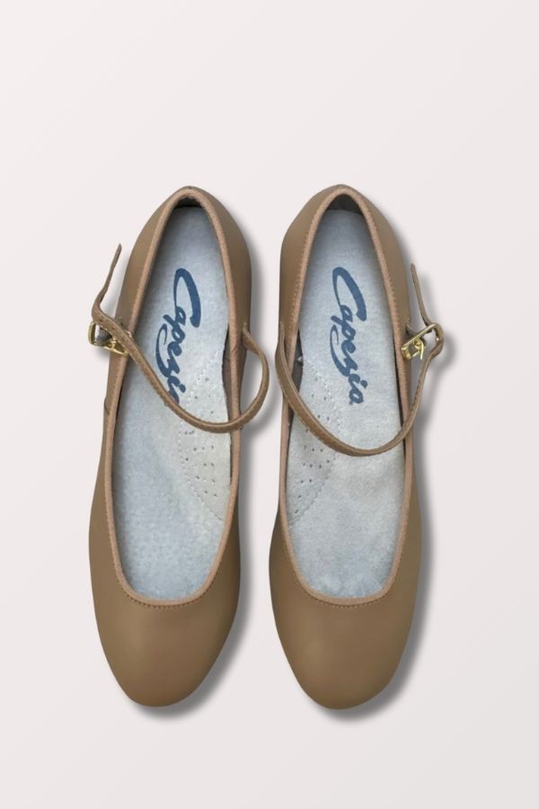 These shoes run LARGE. Capezio suggests sizing down two sizes from your street shoe to start.