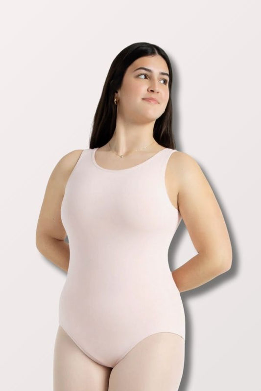 Capezio Adult High Neck Tank Leotard in Pink Style CC201 at New York Dancewear Company