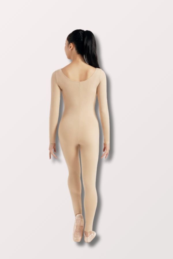 Capezio Team Basics Adult Long Sleeve Unitard in Nude Style TB114 at New York Dancewear Company