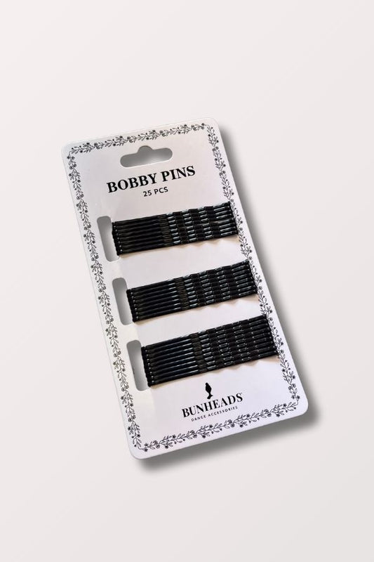 Capezio Bunheads Double Coated Metal Bobby Pins in Dark Brown Style BH448 at New York Dancewear Company