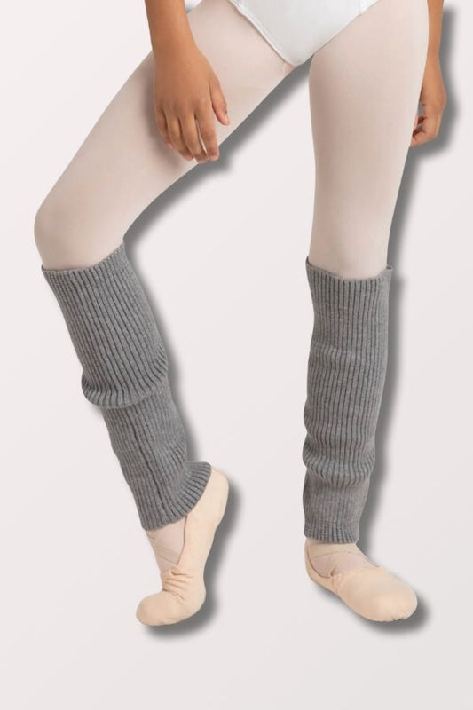 Capezio Children's 12 Inch Leg Warmers in Heather Gray Style CK10956C at New York Dancewear Company