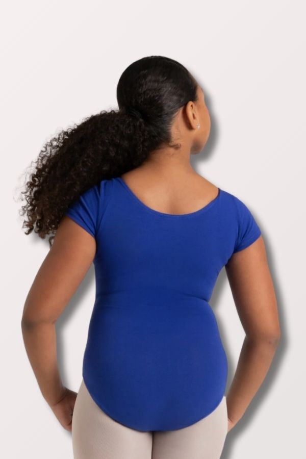 Capezio Children's Short Sleeve Leotard in Royal Style CC400C at New York Dancewear Company