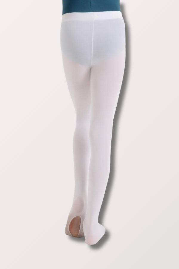 Capezio Children's Ultra Soft Transition Tights in White Style 1916C at New York Dancewear Company