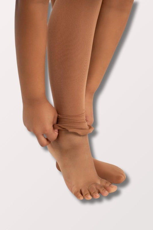 Capezio Children's Ultra Soft Transition Tights in Dark Suntan Style 1916C at New York Dancewear Company