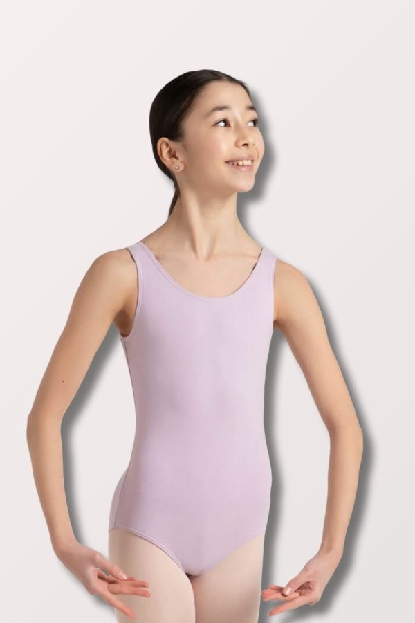 Capezio Girls High Neck Tank Leotard in Lavender Style CC201C at New York Dancewear Company