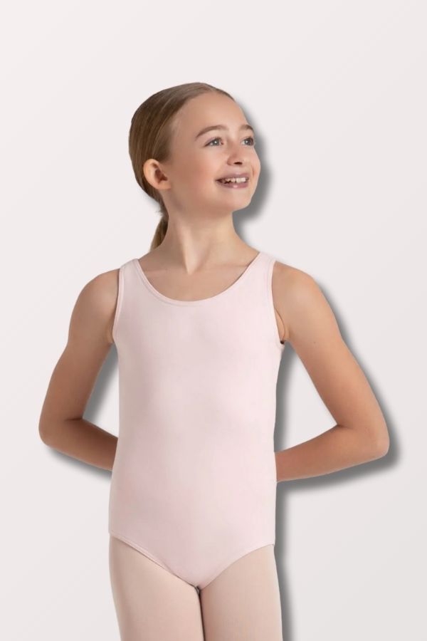 Capezio Girls High Neck Tank Leotard in Pink Style CC201C at New York Dancewear Company