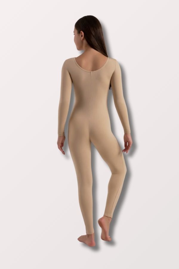 Capezio Children's Long Sleeve Unitard in Nude Style 114C at New York Dancewear Company