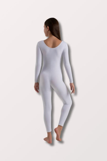 Capezio Children's Long Sleeve Unitard in White Style TB114C at New York Dancewear Company