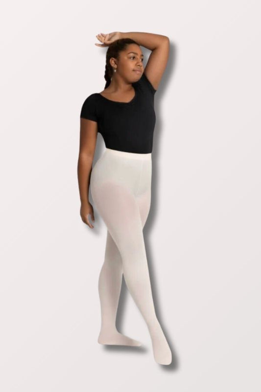 Capezio Plus Size Footed Tights in Light Pink Style 1915 at New York Dancewear Company