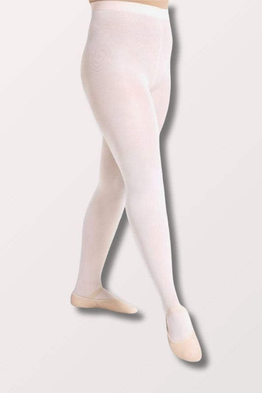 Capezio Plus Size Ultra Soft Transition Dance Tights with Self Knit Waistband in Ballet Pink Style 1916 at New York Dancewear Company