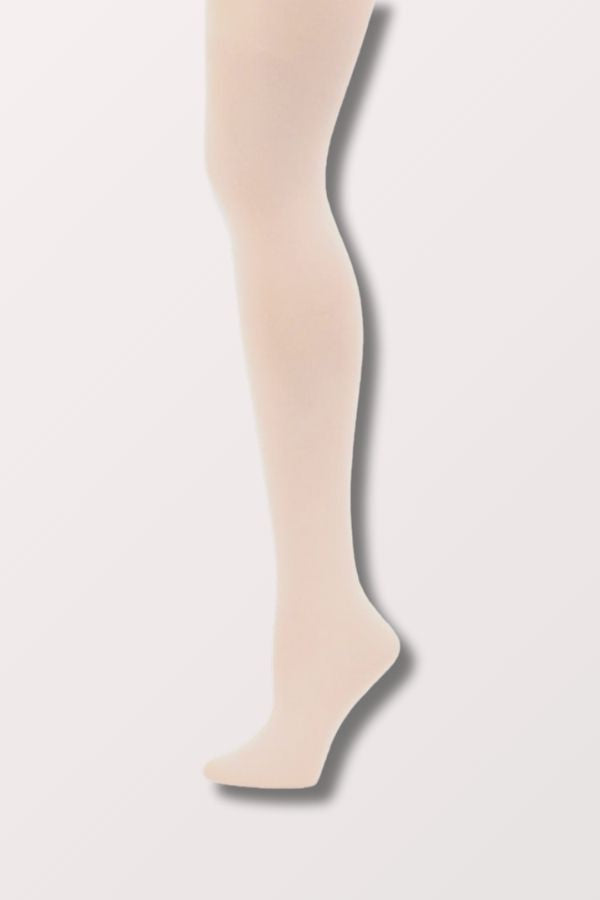 Plus Size Ultra Hold Footed Tights w/Elastic Waist (N1862) - Ballet Pink