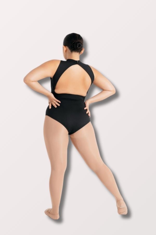 Capezio Studio Collection High Neck Leotard in Black Style SE1025W at New York Dancewear Company