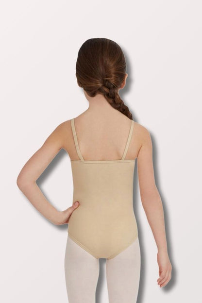 Team Basics Girls Camisole Leotard - Nude