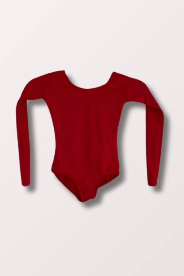 Capezio Team Basics Nylon Lycra Children's Leotard in Red at NY Dancewear TB134C
