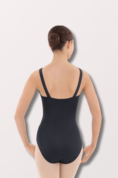Eurotard Children's Microfiber Pinch Front Slim Tank Leotard in Black Style 44922C at New York Dancewear Company