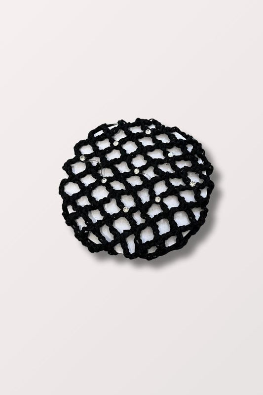 Eurotard Rhinestone Bun Cover in Black Style 272r at New York Dancewear Company