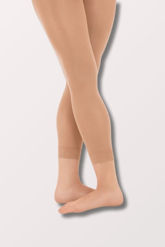 Eurotard Women's Footless Shimmer Tights in Toast Style 211FL at New York Dancewear Company