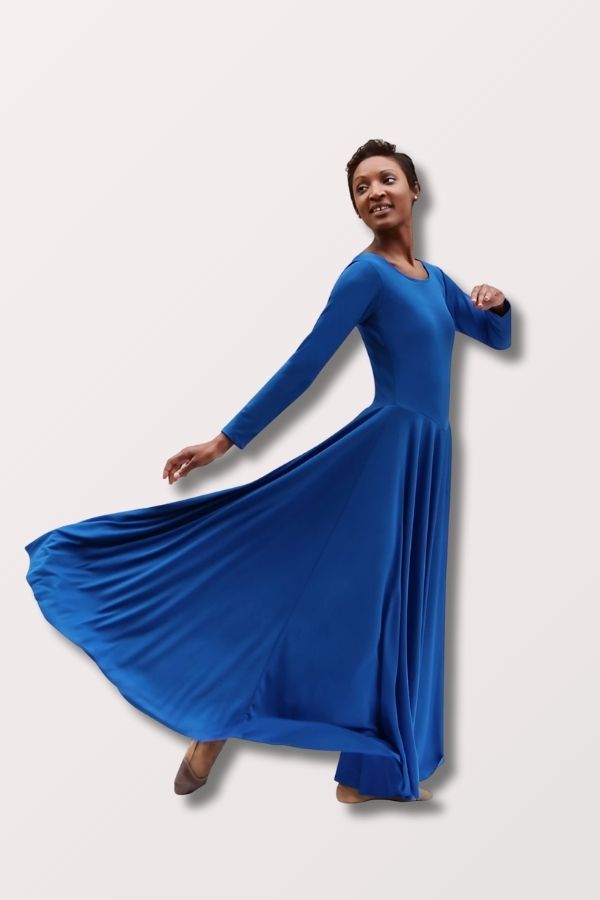 Womens Simplicity Praise Dance Dress - Royal