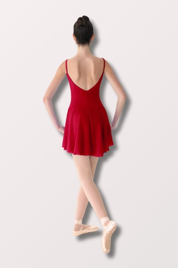 Mirella Ladies Camisole Dress in Garnet Style M201L2 at New York Dancewear Company