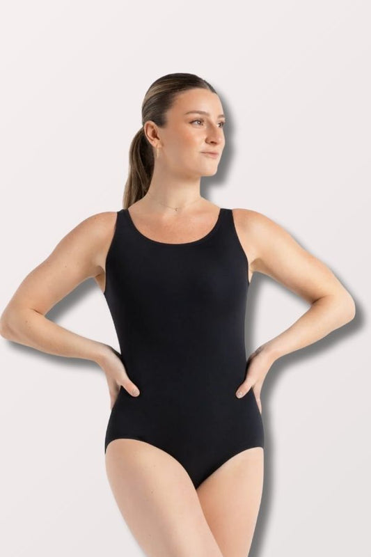 Team Basics Adult Tank Leotard in Black Style TB142 at New York Dancewear Company
